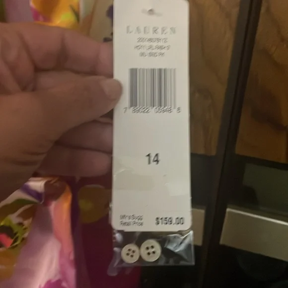 NWT Lauren Ralph Lauren GORGEOUS FLORAL RUFFLE All silk Blouse Size 14 - Picture 7 of 13